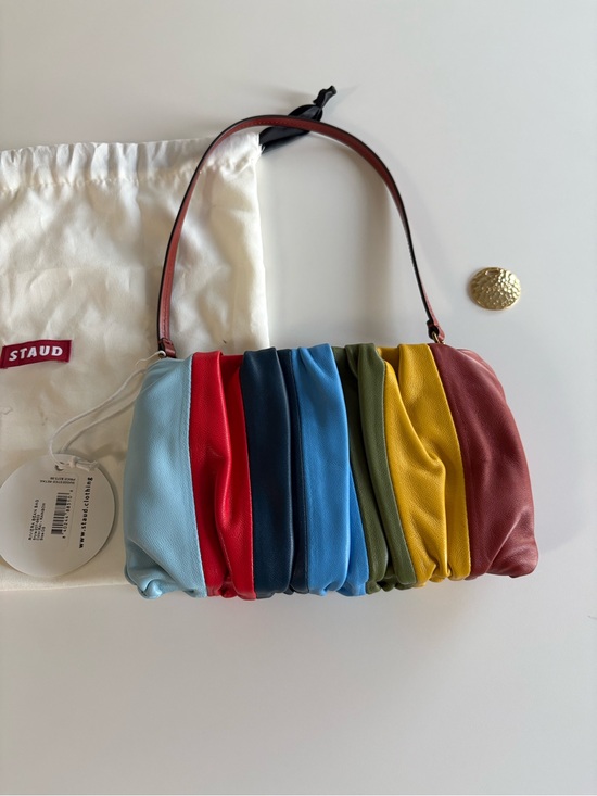 STAUD Handbags - STAUD Bean Bag Rainbow 🌈 NWT